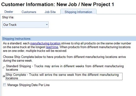 OMS - Ship Complete when ordering different product lines