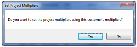 OMS - End Customer Levels and Multipliers